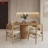  BA-112 Bộ bàn ăn Ovini và 4 Ghế CH33 