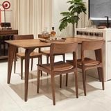  BAC-36 Bộ Bàn Ăn 4 Ghế Nobel Wood 