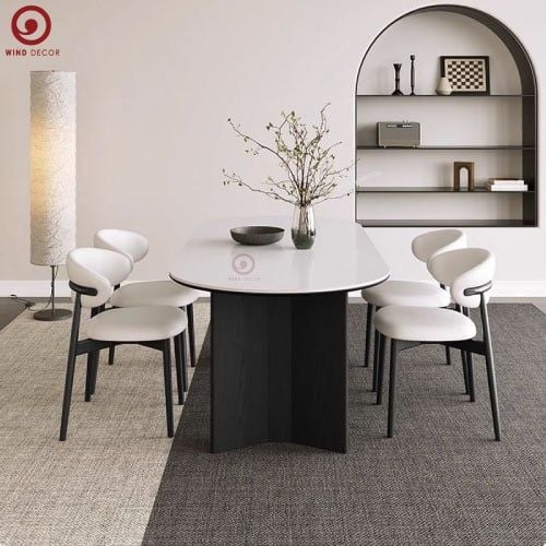  BAC-120 Bộ bàn ăn và 4 ghế Oleandro Rubber 