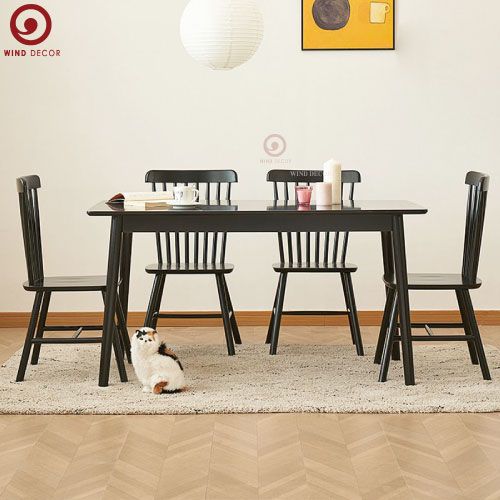  BA-68 Bộ Bàn Ăn 4 Ghế Song Tiện 
