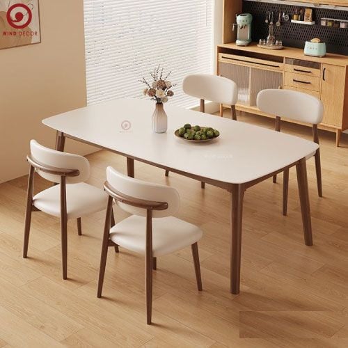  BA-79 Bộ bàn ăn Mango và 4 Ghế Oleandro Rubber 