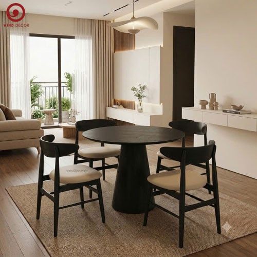  BA-111 Bộ bàn ăn Baya và 4 ghế CH33 