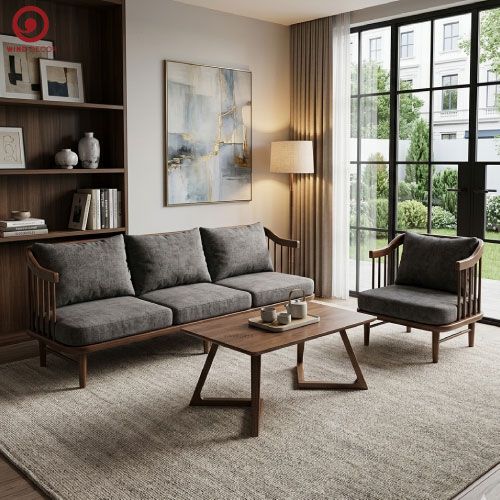  Bàn Sofa Elio Wood 