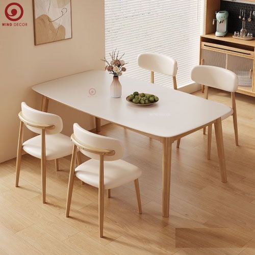  BA-79 Bộ bàn ăn Mango và 4 Ghế Oleandro Rubber 