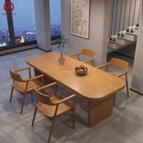  BAC-194 Bộ Bàn Ăn Miki và 4 Ghế Hirosima Wood Rubber 