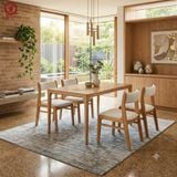  BA-105 Bộ Bàn Ăn Neva và 4 Ghế Bella 