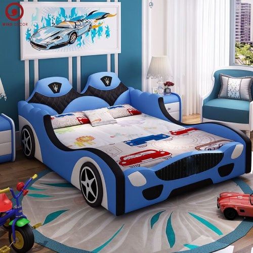  Giường Bọc Nệm Racing Car 