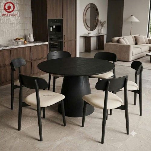  BA-110 Bộ bàn ăn Baya và 6 ghế Inova 