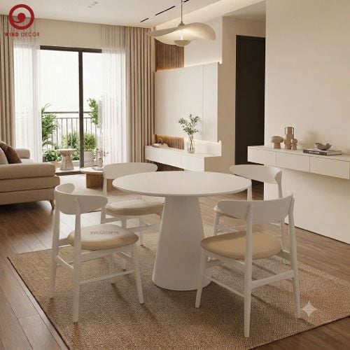 BA-111 Bộ bàn ăn Baya và 4 ghế CH33 