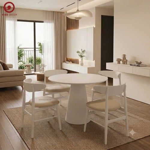  BA-111 Bộ bàn ăn Baya và 4 ghế CH33 