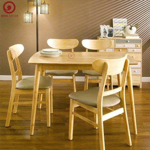  BA-71 Bộ Bàn Ăn 4 Ghế Mango 