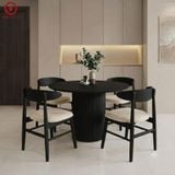  BA-112 Bộ bàn ăn Ovini và 4 Ghế CH33 