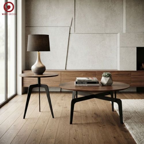  Cặp Bàn Sofa Cosmic Mặt Gỗ 