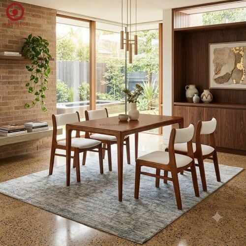  BA-105 Bộ Bàn Ăn Neva và 4 Ghế Bella 