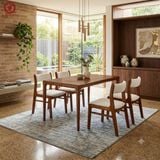  BA-105 Bộ Bàn Ăn Neva và 4 Ghế Bella 
