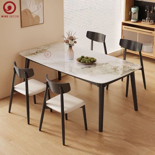  BA-35 Bộ bàn ăn Mango Ceramic và 4 ghế Inova 