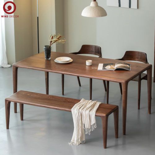  BA-80 Bộ Bàn Ăn Neva 2 Ghế Hirosima + Ghế Băng Neva 