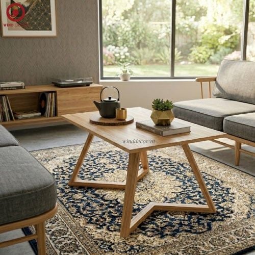  Bàn Sofa Elio Wood 