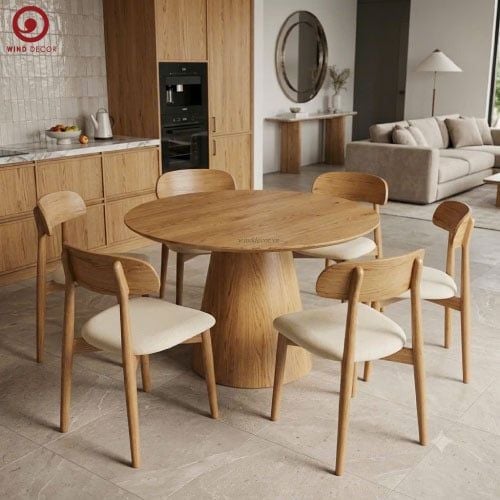  BA-110 Bộ bàn ăn Baya và 6 ghế Inova 