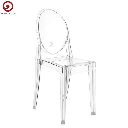  Ghế Nhựa Trong Suốt Vic Ghost 