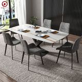  BAC-184 Bộ bàn ăn Stratos Ceramic và 4 ghế Zenta 