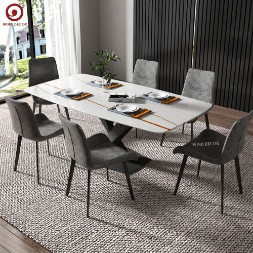  BAC-184 Bộ bàn ăn Stratos Ceramic và 4 ghế Zenta 