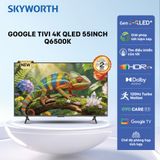  Q6500K | 4K UHD 55” QLED Google TV 