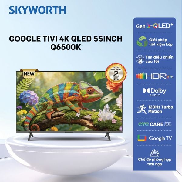  Q6500K | 4K UHD 55” QLED Google TV 