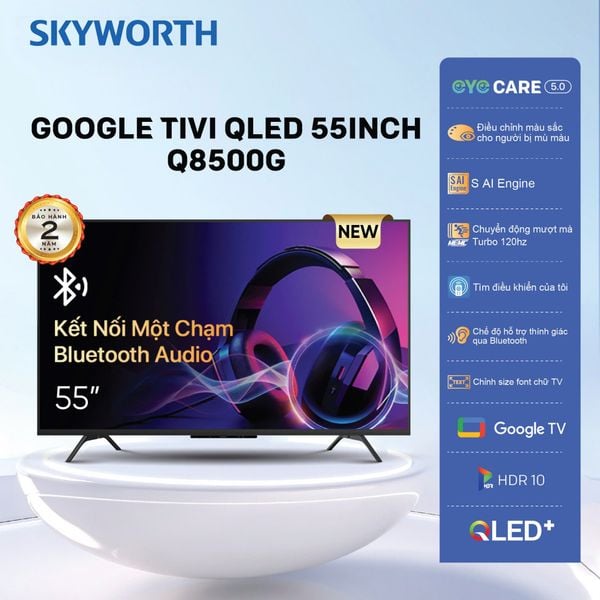  Q8500G | 4K UHD 55” QLED Google TV 