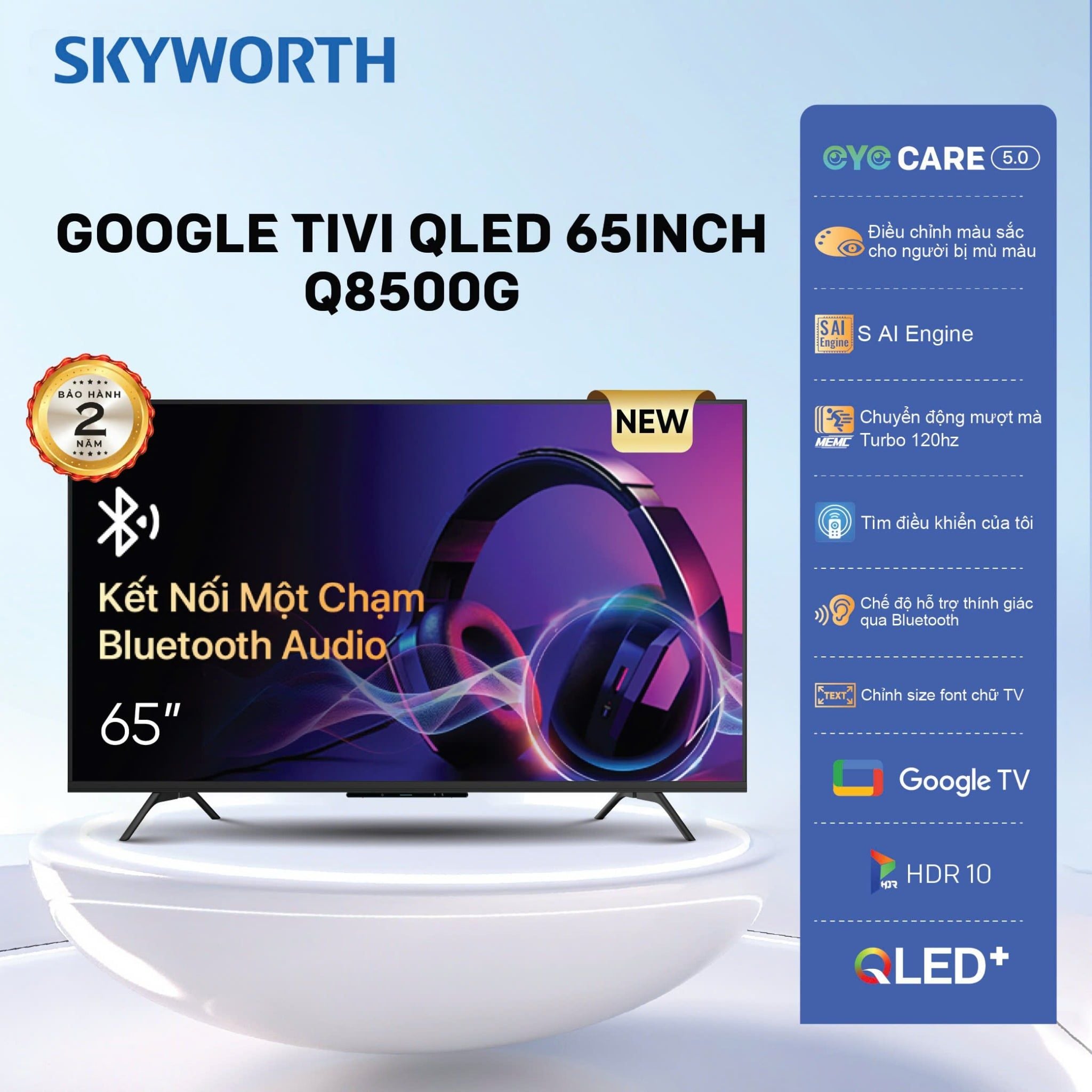  Q8500G | 4K UHD 65” QLED Google TV 