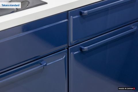 Hệ Tủ Bếp Nhật Bản Cao Cấp Edel Chữ U Màu ESN - Nhà Phố Bình Chánh