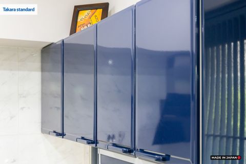 Hệ Tủ Bếp Nhật Bản Cao Cấp Edel Chữ U Màu ESN - Nhà Phố Bình Chánh