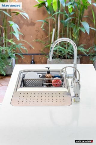 Hệ Tủ Bếp Nhật Bản Cao Cấp Lemure Chữ I Màu LPW - Nhà Phố Biên Hòa