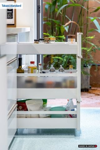 Hệ Tủ Bếp Nhật Bản Cao Cấp Lemure Chữ I Màu LPW - Nhà Phố Biên Hòa