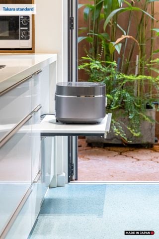 Hệ Tủ Bếp Nhật Bản Cao Cấp Lemure Chữ I Màu LPW - Nhà Phố Biên Hòa