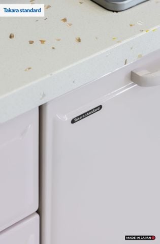Hệ Tủ Bếp Nhật Bản Cao Cấp Edel Chữ L Màu ESD - Nhà Phố Quận 9