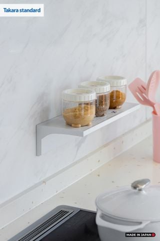 Hệ Tủ Bếp Nhật Bản Cao Cấp Edel Chữ L Màu ESD - Nhà Phố Quận 9