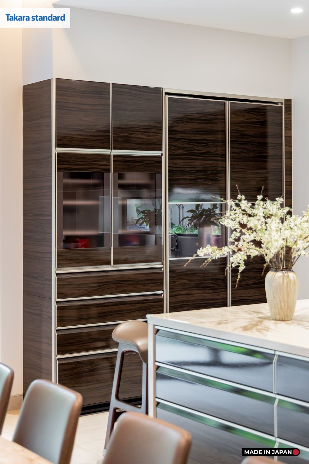 Hệ Tủ Bếp Nhật Bản Cao Cấp Lemure Chữ I Màu LXB - Biệt Thự Thủ Đức