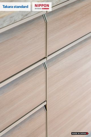 Hệ Tủ Bếp Nhật Bản Cao Cấp Lemure Chữ L Màu LJV - Biệt Thự Thủ Đức