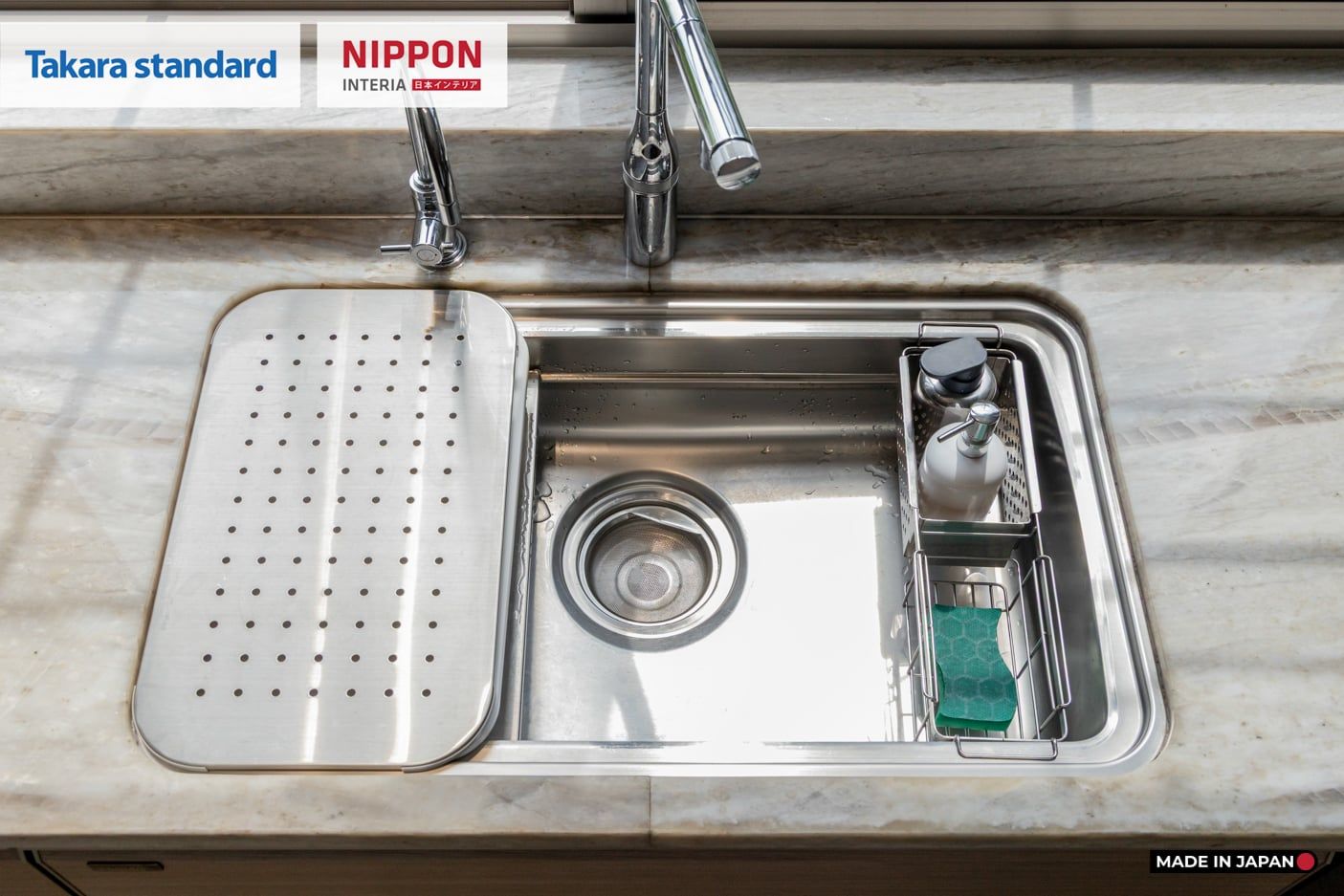 Hệ Tủ Bếp Nhật Bản Cao Cấp Lemure Chữ L Màu LJV - Biệt Thự Thủ Đức