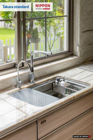 Hệ Tủ Bếp Nhật Bản Cao Cấp Lemure Chữ L Màu LJV - Biệt Thự Thủ Đức