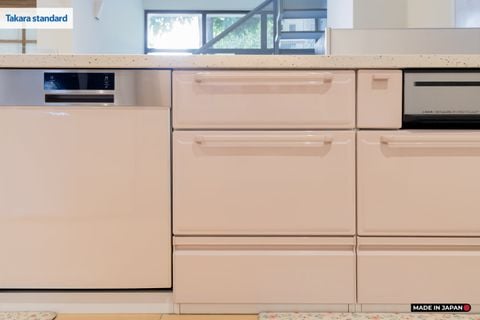 Hệ Tủ Bếp Nhật Bản Cao Cấp Edel Chữ I Màu ESD - Nhà Phố Thảo Điền