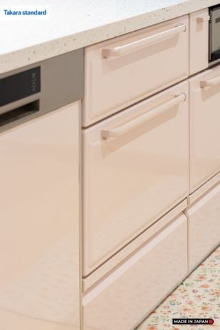 Hệ Tủ Bếp Nhật Bản Cao Cấp Edel Chữ I Màu ESD - Nhà Phố Thảo Điền