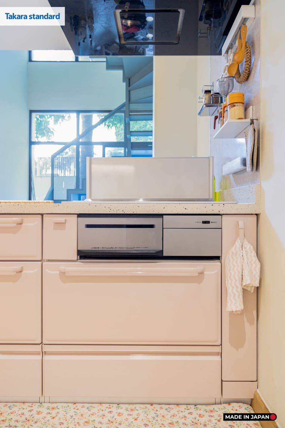 Hệ Tủ Bếp Nhật Bản Cao Cấp Edel Chữ I Màu ESD - Nhà Phố Thảo Điền