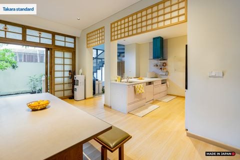 Hệ Tủ Bếp Nhật Bản Cao Cấp Edel Chữ I Màu ESD - Nhà Phố Thảo Điền