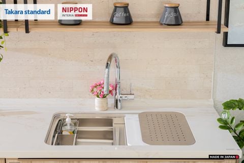 Hệ Tủ Bếp Nhật Bản Cao Cấp Lemure Chữ I Màu L1T - Phố Láng Hạ