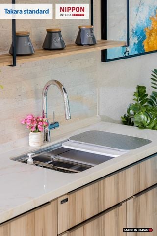 Hệ Tủ Bếp Nhật Bản Cao Cấp Lemure Chữ I Màu L1T - Phố Láng Hạ