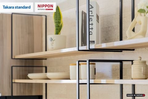 Hệ Tủ Bếp Nhật Bản Cao Cấp Lemure Chữ I Màu L1T - Phố Láng Hạ