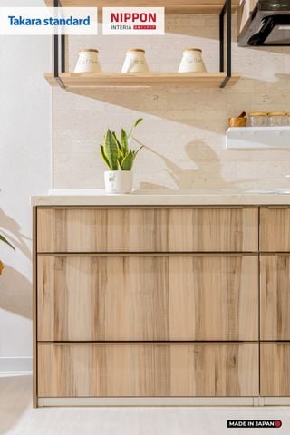Hệ Tủ Bếp Nhật Bản Cao Cấp Lemure Chữ I Màu L1T - Phố Láng Hạ