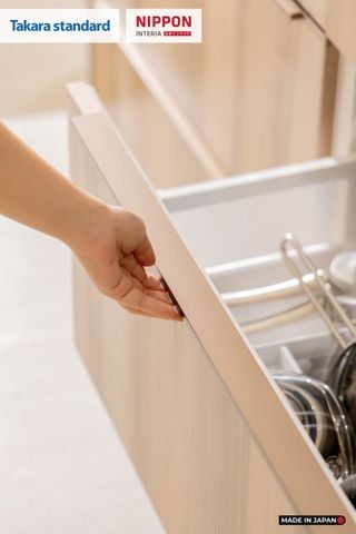 Hệ Tủ Bếp Nhật Bản Cao Cấp Lemure Chữ I Màu L1T - Phố Láng Hạ